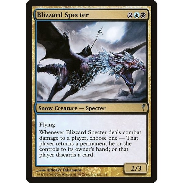 Magic: The Gathering Blizzard Specter (126) Damaged