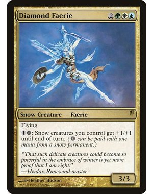 Magic: The Gathering Diamond Faerie (128) Heavily Played
