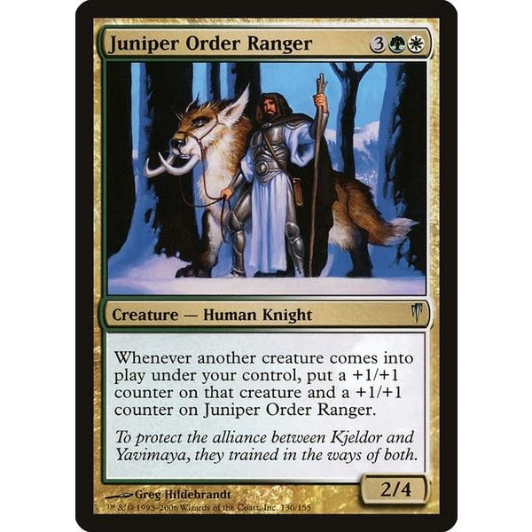 Magic: The Gathering Juniper Order Ranger (130) Damaged