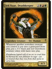 Magic: The Gathering Sek'Kuar, Deathkeeper (131) Heavily Played