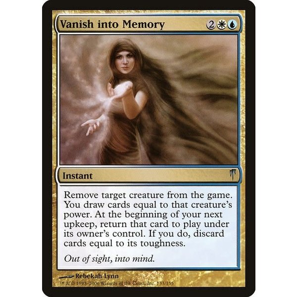 Magic: The Gathering Vanish into Memory (133) Damaged