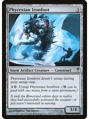 Magic: The Gathering Phyrexian Ironfoot (139) Damaged