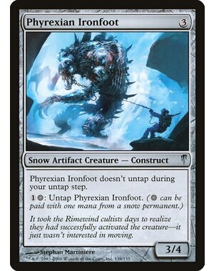 Magic: The Gathering Phyrexian Ironfoot (139) Damaged