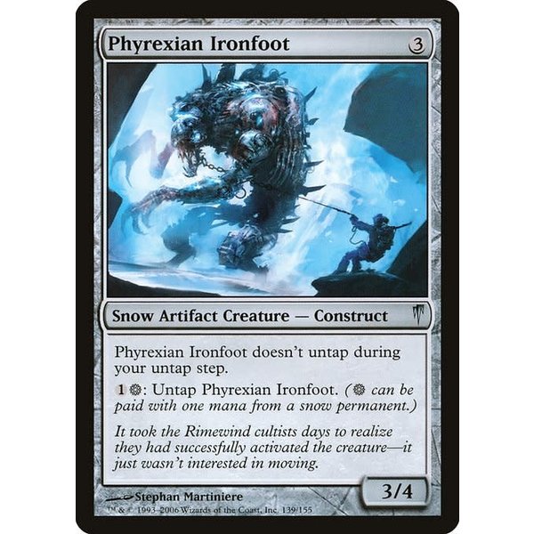 Magic: The Gathering Phyrexian Ironfoot (139) Damaged