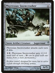 Magic: The Gathering Phyrexian Snowcrusher (140) Damaged