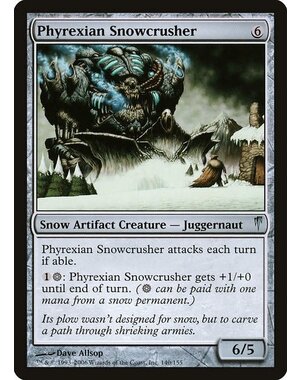 Magic: The Gathering Phyrexian Snowcrusher (140) Damaged