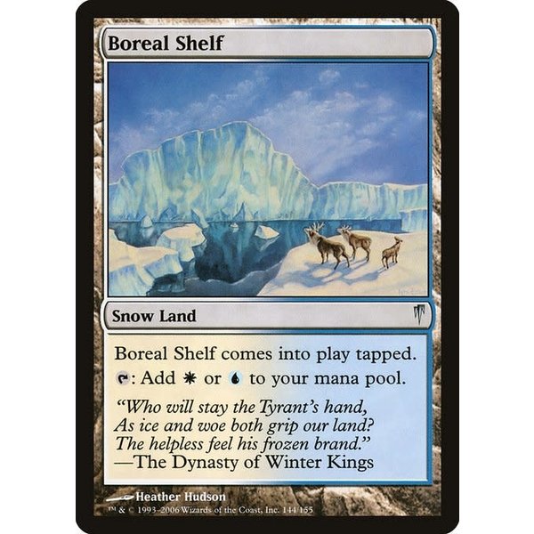 Magic: The Gathering Boreal Shelf (144) Damaged