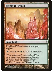 Magic: The Gathering Highland Weald (147) Moderately Played