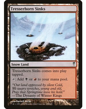 Magic: The Gathering Tresserhorn Sinks (150) Heavily Played
