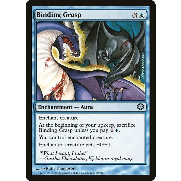 Magic: The Gathering Binding Grasp (060) Damaged