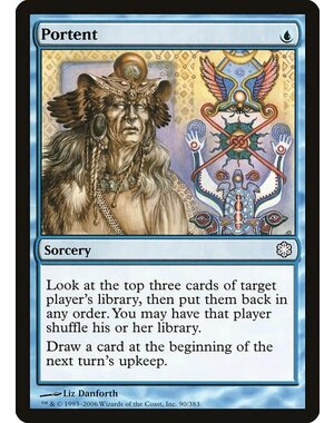 Magic: The Gathering Portent (090) Heavily Played
