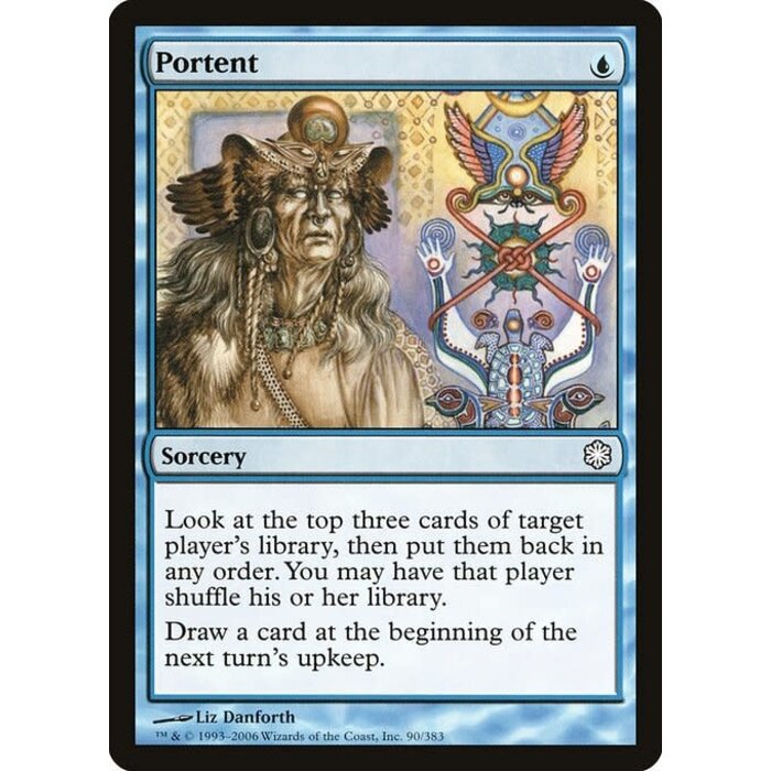 Magic: The Gathering Portent (090) Heavily Played