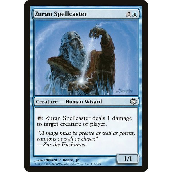 Magic: The Gathering Zuran Spellcaster (112) Damaged