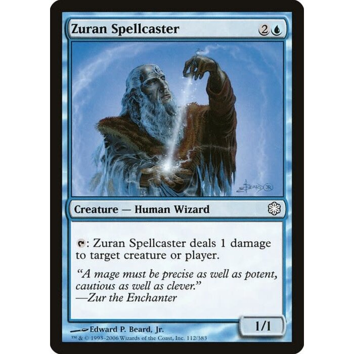Magic: The Gathering Zuran Spellcaster (112) Damaged