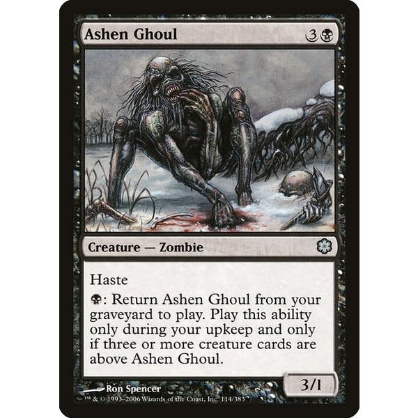 Magic: The Gathering Ashen Ghoul (114) Moderately Played