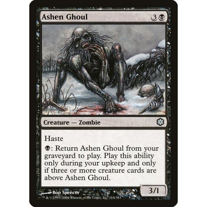 Magic: The Gathering Ashen Ghoul (114) Moderately Played