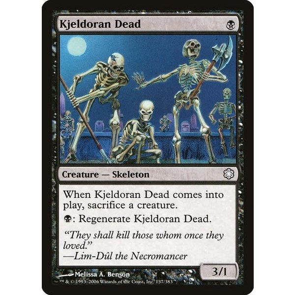 Magic: The Gathering Kjeldoran Dead (137) Heavily Played