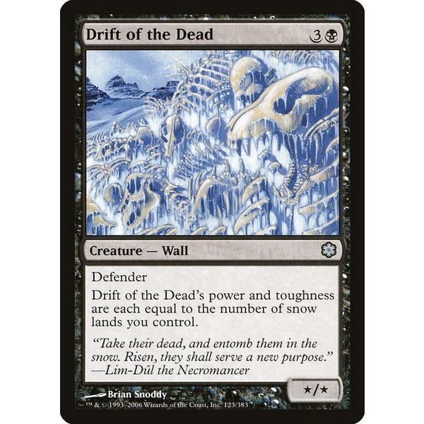 Magic: The Gathering Drift of the Dead (123) Damaged