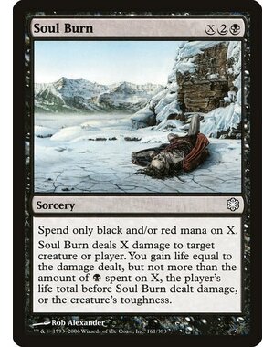 Magic: The Gathering Soul Burn (161) Moderately Played