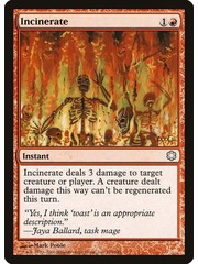 Magic: The Gathering Incinerate (194) Damaged
