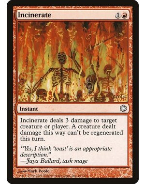 Magic: The Gathering Incinerate (194) Damaged