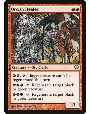 Magic: The Gathering Orcish Healer (208) Moderately Played