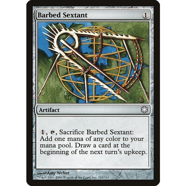 Magic: The Gathering Barbed Sextant (312) Heavily Played