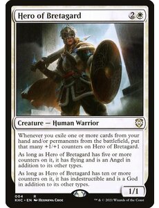 Magic: The Gathering Hero of Bretagard (004) Lightly Played