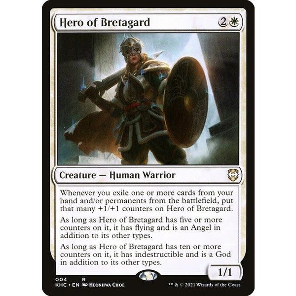 Magic: The Gathering Hero of Bretagard (004) Lightly Played