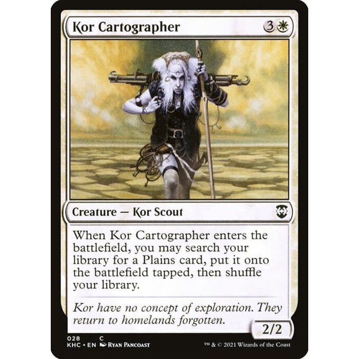 Magic: The Gathering Kor Cartographer (028) Near Mint