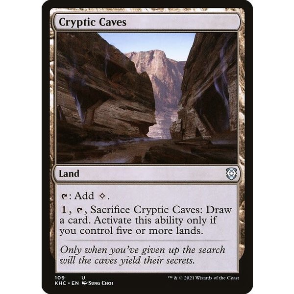 Magic: The Gathering Cryptic Caves (109) Near Mint