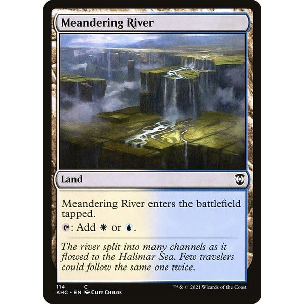 Magic: The Gathering Meandering River (114) Near Mint