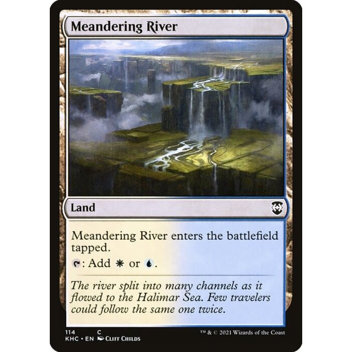 Magic: The Gathering Meandering River (114) Near Mint