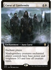 Magic: The Gathering Curse of Conformity (Extended Art) (044) Lightly Played