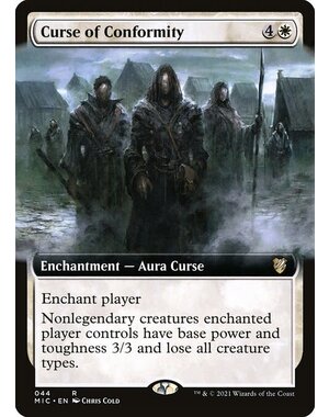 Magic: The Gathering Curse of Conformity (Extended Art) (044) Lightly Played