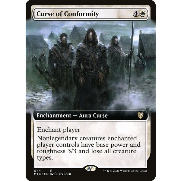 Magic: The Gathering Curse of Conformity (Extended Art) (044) Lightly Played