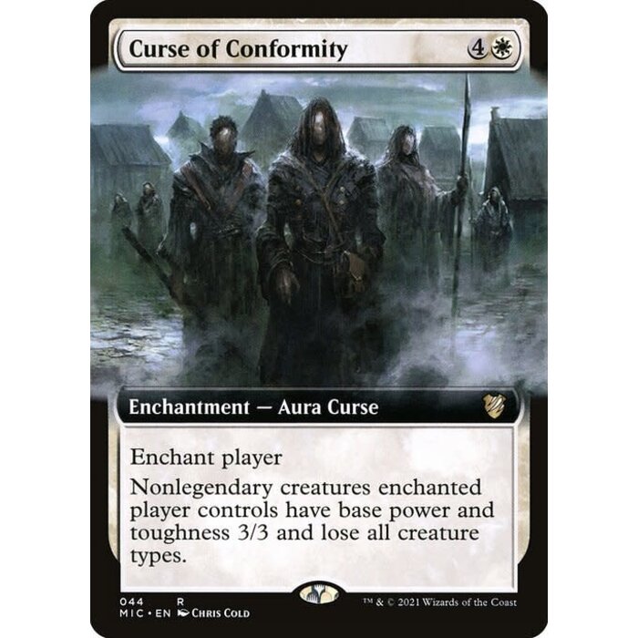 Magic: The Gathering Curse of Conformity (Extended Art) (044) Lightly Played
