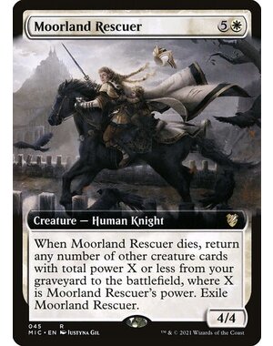 Magic: The Gathering Moorland Rescuer (Extended Art) (045) Lightly Played