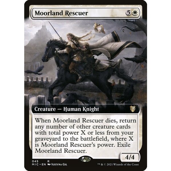 Magic: The Gathering Moorland Rescuer (Extended Art) (045) Lightly Played