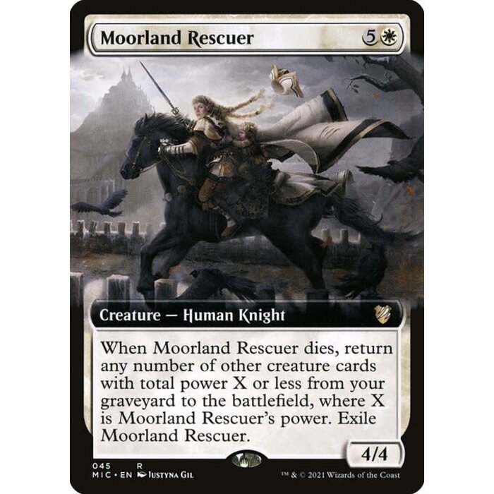 Magic: The Gathering Moorland Rescuer (Extended Art) (045) Lightly Played