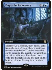Magic: The Gathering Empty the Laboratory (Extended Art) (052) Near Mint