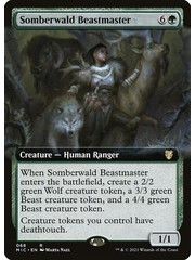 Magic: The Gathering Somberwald Beastmaster (Extended Art) (068) Lightly Played