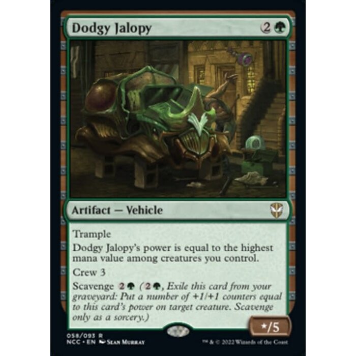 Magic: The Gathering Dodgy Jalopy (058) Near Mint