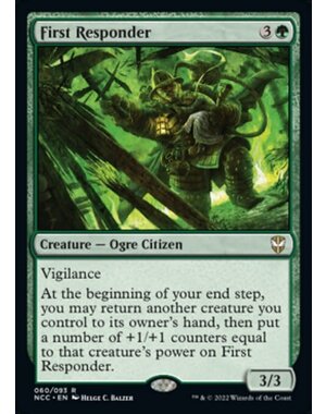 Magic: The Gathering First Responder (060) Near Mint