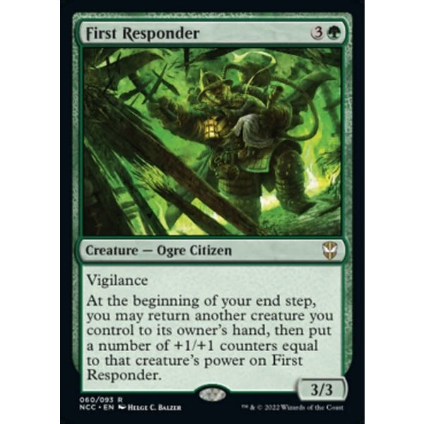 Magic: The Gathering First Responder (060) Near Mint