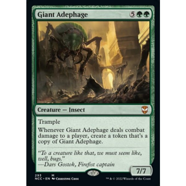 Magic: The Gathering Giant Adephage (293) Near Mint