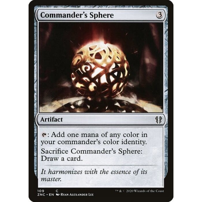Magic: The Gathering Commander's Sphere (109) Lightly Played