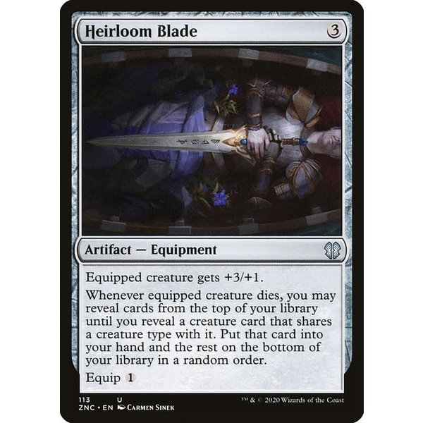Magic: The Gathering Heirloom Blade (113) Lightly Played