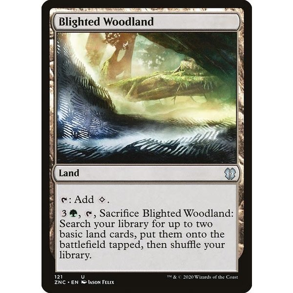 Magic: The Gathering Blighted Woodland (121) Near Mint