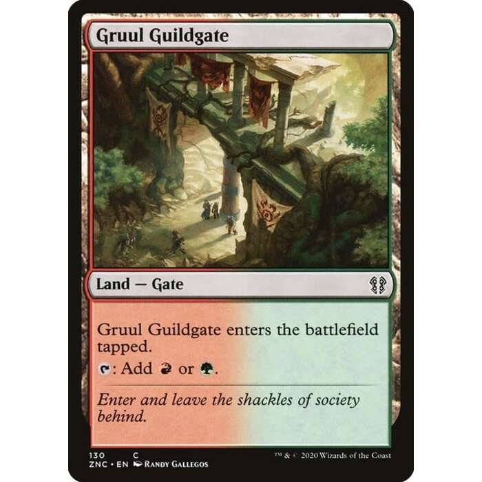 Magic: The Gathering Gruul Guildgate (130) Near Mint